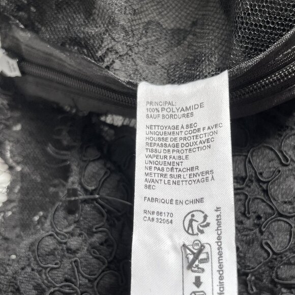 Zimmermann Sensory Floral Embroidered Lace Top Black Size AU 0 US 4 - Picture 8 of 12